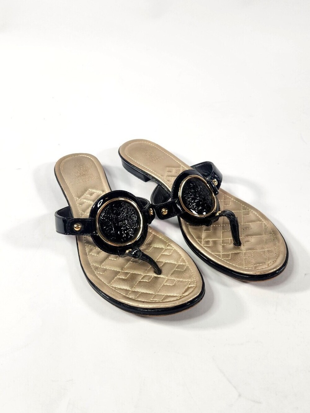 Vince Camuto Black Sandals Size 9